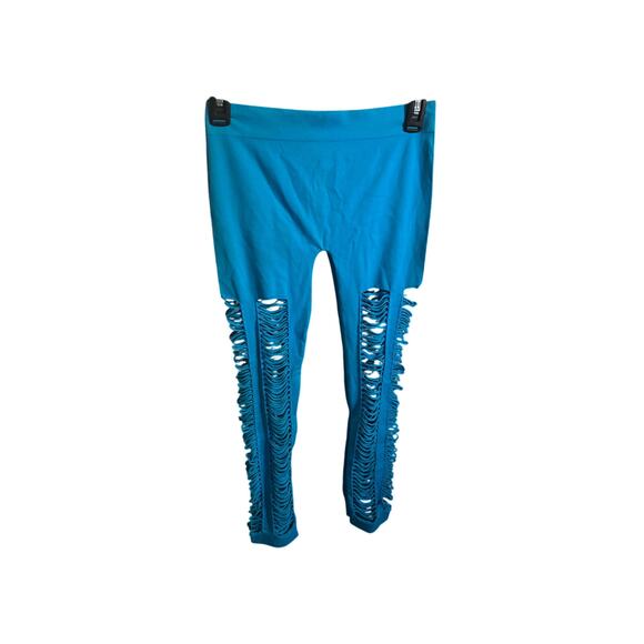 Soho Lady shredded leggings  one size fits most - Picture 1 of 4